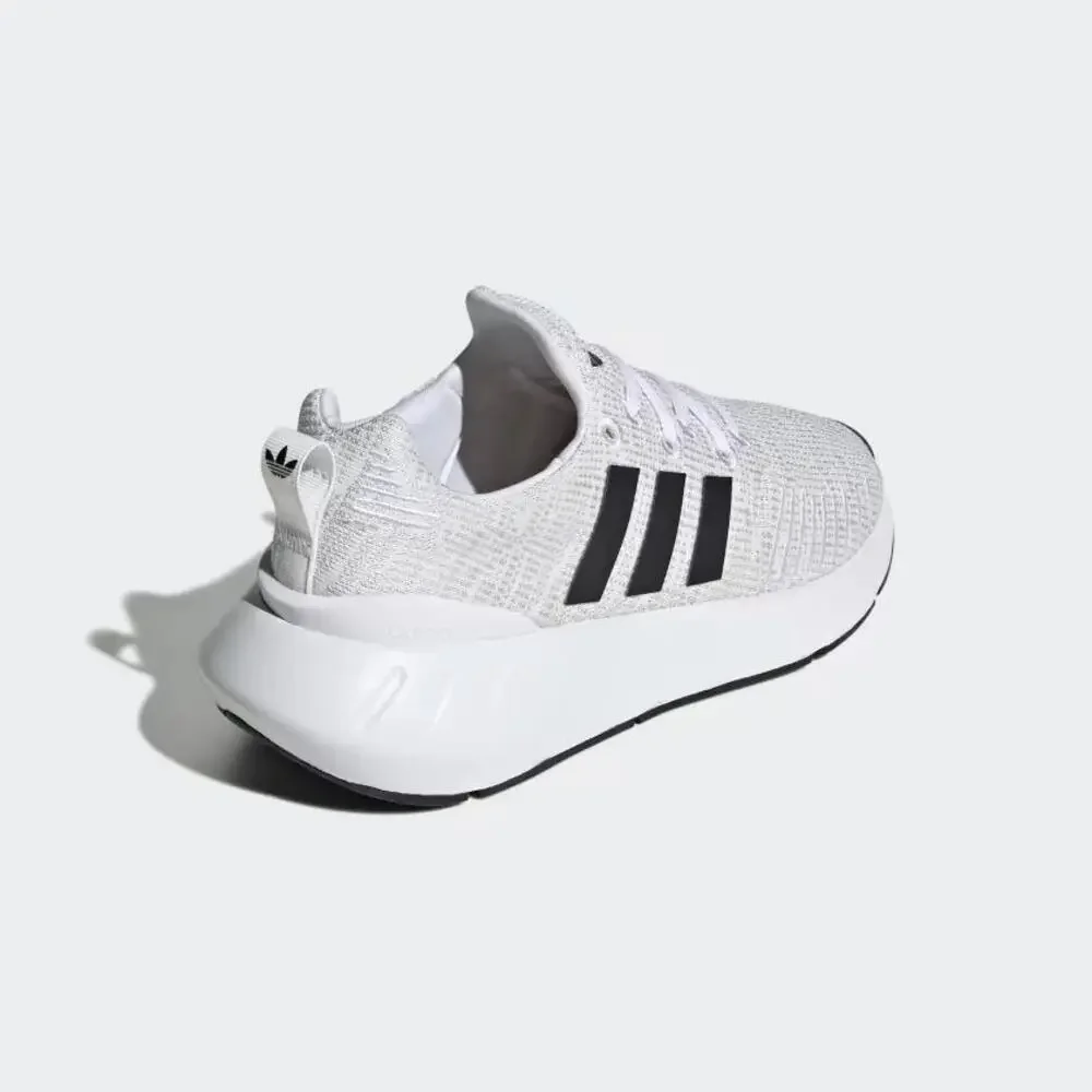 Adidas Swift 22 GW8179 Sneakers Boys US 6 White Black Running Shoes GAL1507